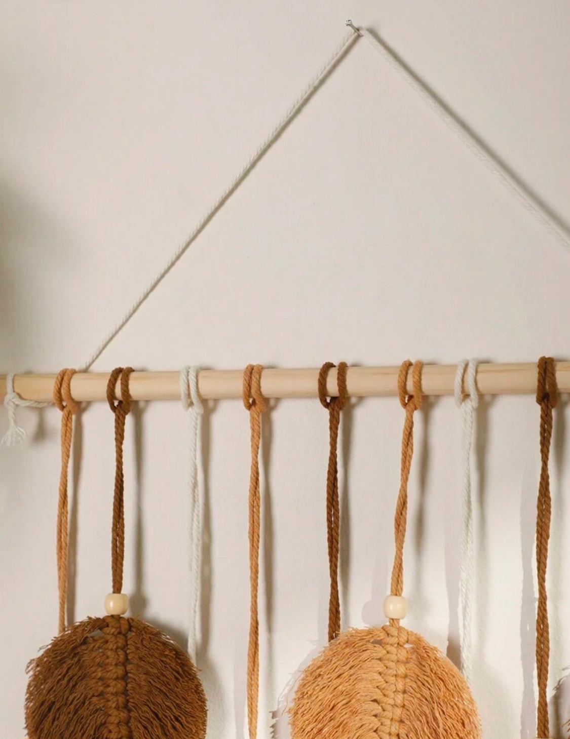 Macrame Wall Hanging Leaf Tassels