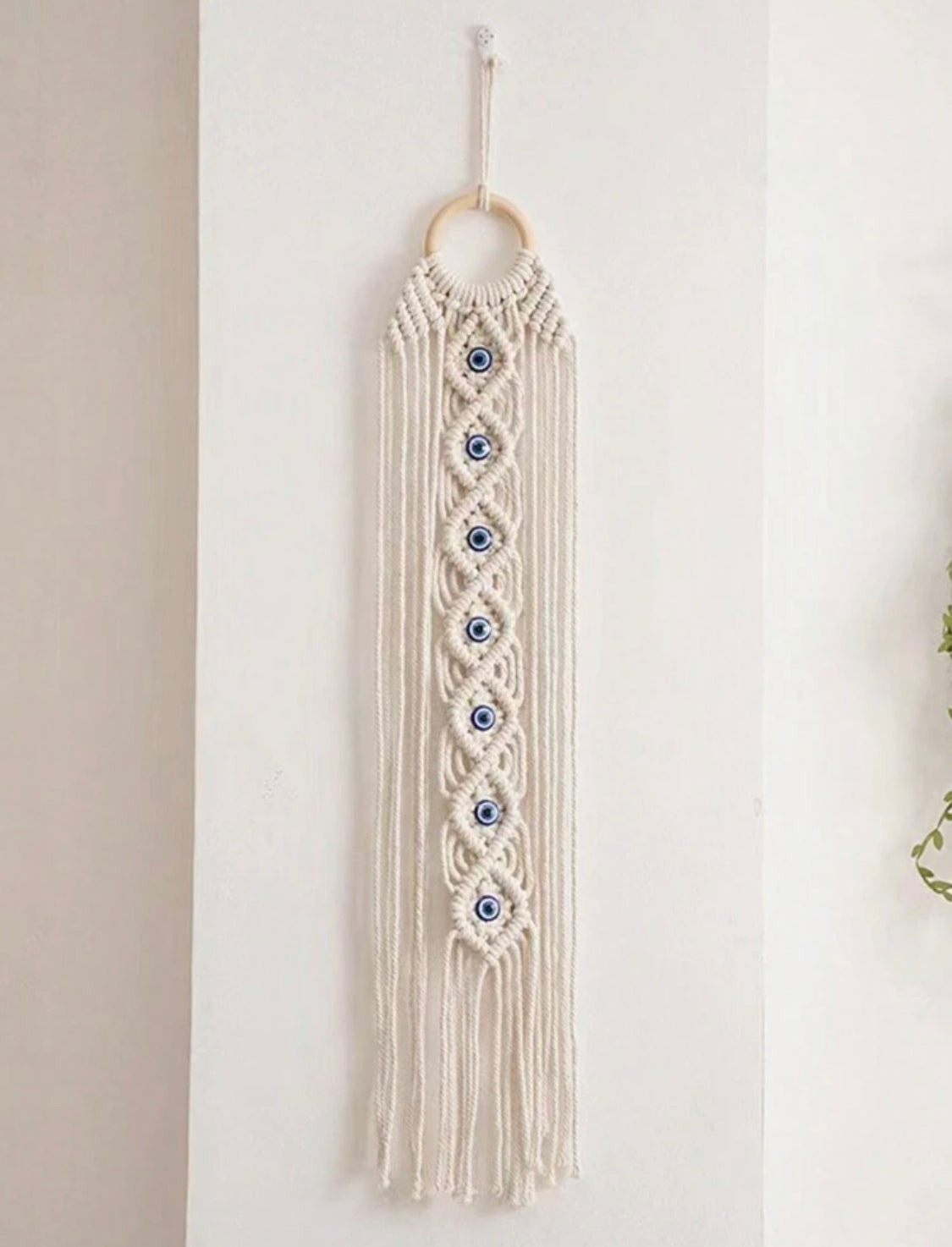 Handmade Wall Hanging with Evil Eye